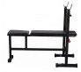 Body Tech 100 Kg Cast Iron Home Gym Fitness Kit  Handle Weight Lifting Pack with 4 rods and 3 in 1 Multi Bench